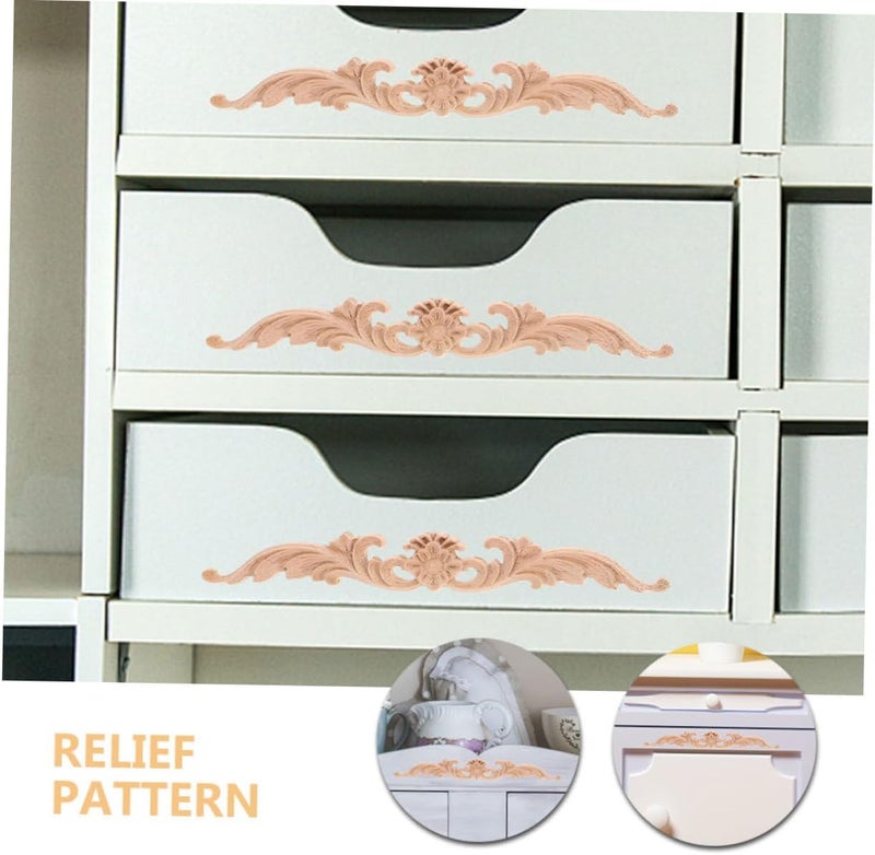 Fine detail MAGICLULU 4pcs Floral Wall Decals Modern Wall Decor Wooden Carving Overlays Outdoor Garden Edging Trim Upgraded general material Rack friendly Moisture proof Ventilated design Multi option design Indoor outdoor all-purpose fit Ready goods scheduled ship Various color options Universal design Carefully selected material Mountain region eligible ship Simple multifunctional build Connectable modular Small apartment fit Batch uniform stable quality Trendy budget practical design Global assorted color picks Space saving Widely used design Market aligned local stock General compatible practical design Modern warehouse management All-in-one local deliver plan Advanced minimal build - Image 5