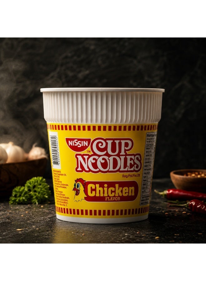 Nissin Cup Noodles Chicken Flavor Instant Noodles Cup 60g - Image 3