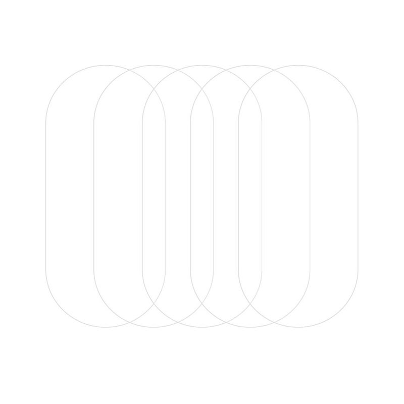 إيروريكس لساعة شاومي الذكية 10، 5 قطع من غشاء هيدروجيل ناعم، غطاء كامل، واقي أمامي - Image 2