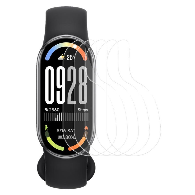 إيروريكس لساعة شاومي الذكية 10، 5 قطع من غشاء هيدروجيل ناعم، غطاء كامل، واقي أمامي - Image 1