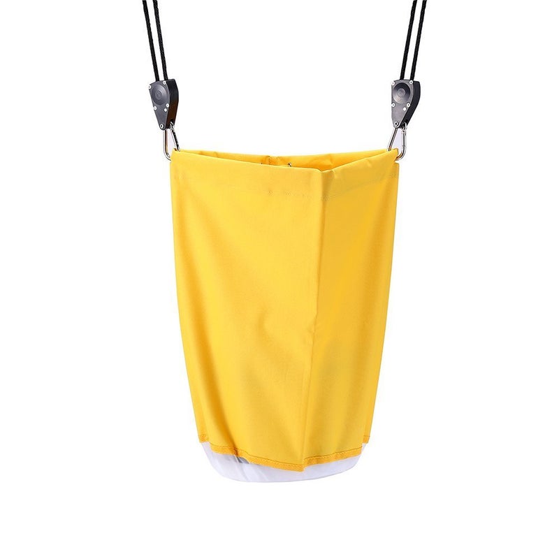 iPower GLROPEX6 6-Pair 1/8 Inch 8-Feet Long Heavy Duty Adjustable Rope Clip Hanger (150lbs Weight Capacity) Reinforced Metal Internal Gears, 6 Pack, black - Image 5