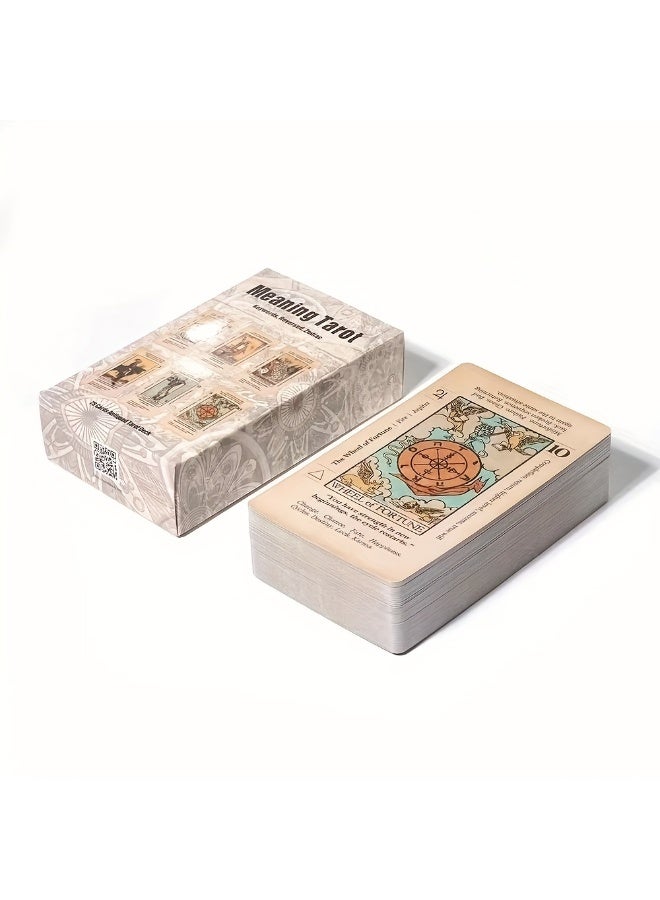 NIBEMINENT لعبة لوحية بطاقات التاروت المعنوية - Image 3