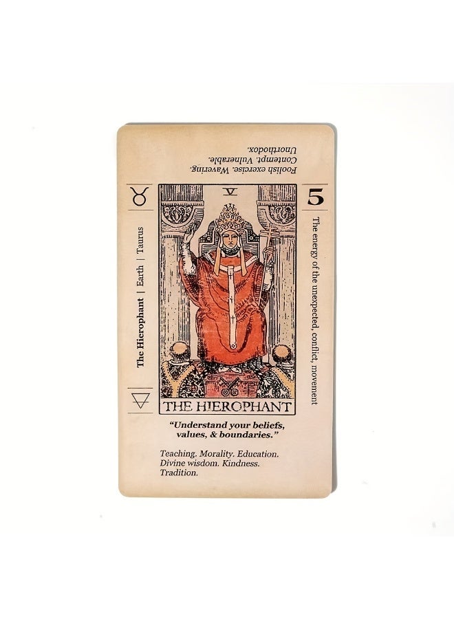 NIBEMINENT لعبة لوحية بطاقات التاروت المعنوية - Image 5