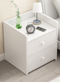 white with 2 drawers