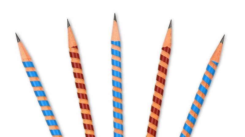 Apsara Ez Grip Pencil Spiral Grip for Comfortable Writing Extra Dark Lead Premium Soft Wood Easy Sharpening Convenient Plastic Box Highly Durable Student office person Pack of 10 - Image 3