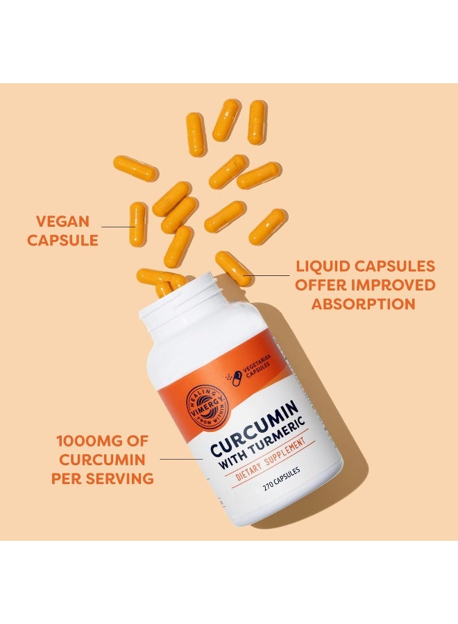 Vimergy Curcumin With Turmeric, 90 Servings Value Size Immune System Supplemen 270 Count - Image 3