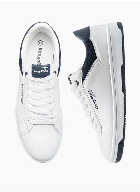 Men's Logo Detail Sneakers With Lace-Up Closure