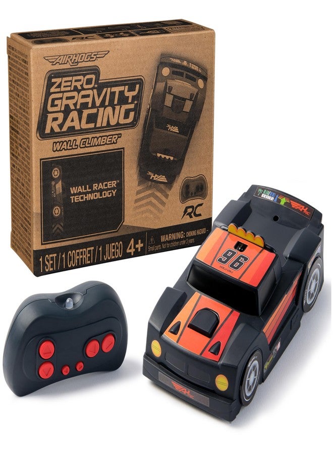 Air Hogs, Zero Gravity Racing Wall Climber, USB-C Rechargeable Wall Racer Truck, Black Indoor RC Car, Over 4-Inches, Kids Toys for Ages 4 and up - Image 1