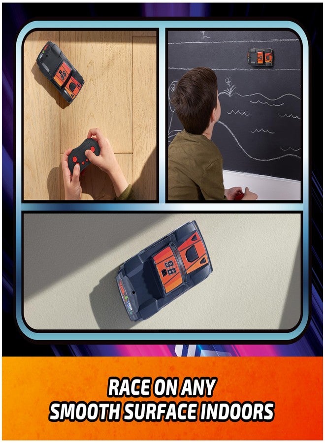 Air Hogs, Zero Gravity Racing Wall Climber, USB-C Rechargeable Wall Racer Truck, Black Indoor RC Car, Over 4-Inches, Kids Toys for Ages 4 and up - Image 4