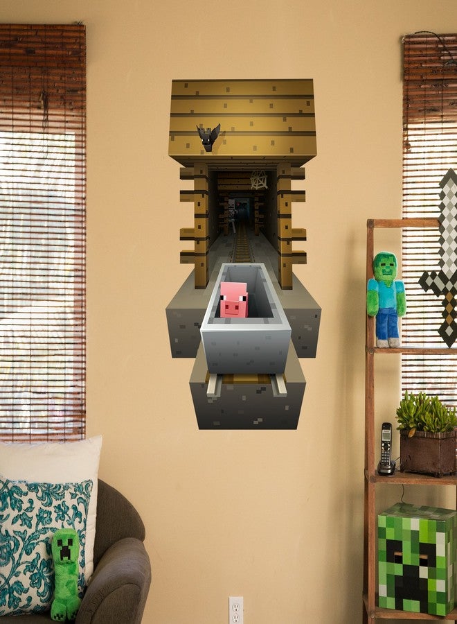 جينكس ملصق حائط قابل للإزالة من JINX Minecraft Mineshaft لغرفة الأطفال - Image 2