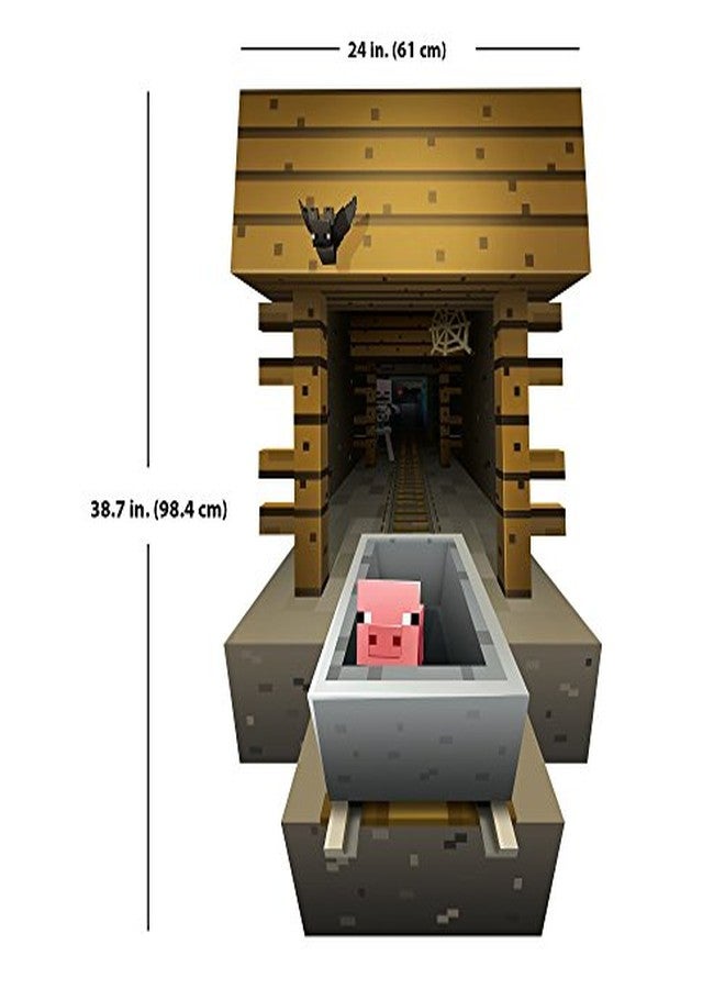 جينكس ملصق حائط قابل للإزالة من JINX Minecraft Mineshaft لغرفة الأطفال - Image 3