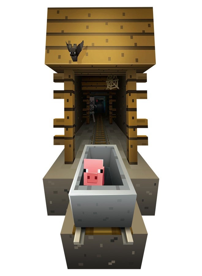 جينكس ملصق حائط قابل للإزالة من JINX Minecraft Mineshaft لغرفة الأطفال - Image 1