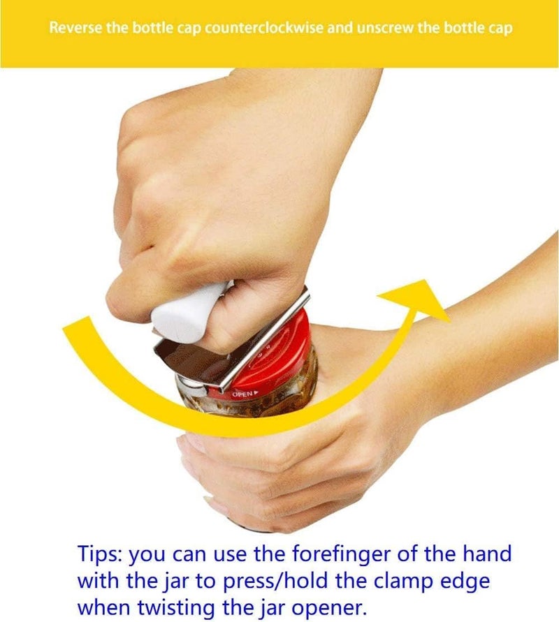 ENTRAXA Jar Opener for Weak Hands, Lid Opener-Powerful Lid and Jar Opener-Quick Opening Tool for Cooking & Everyday Use, Jar Opener Wrench for Seniors Arthritis Elderly to Open Jar Easily | Multicolor - Image 2