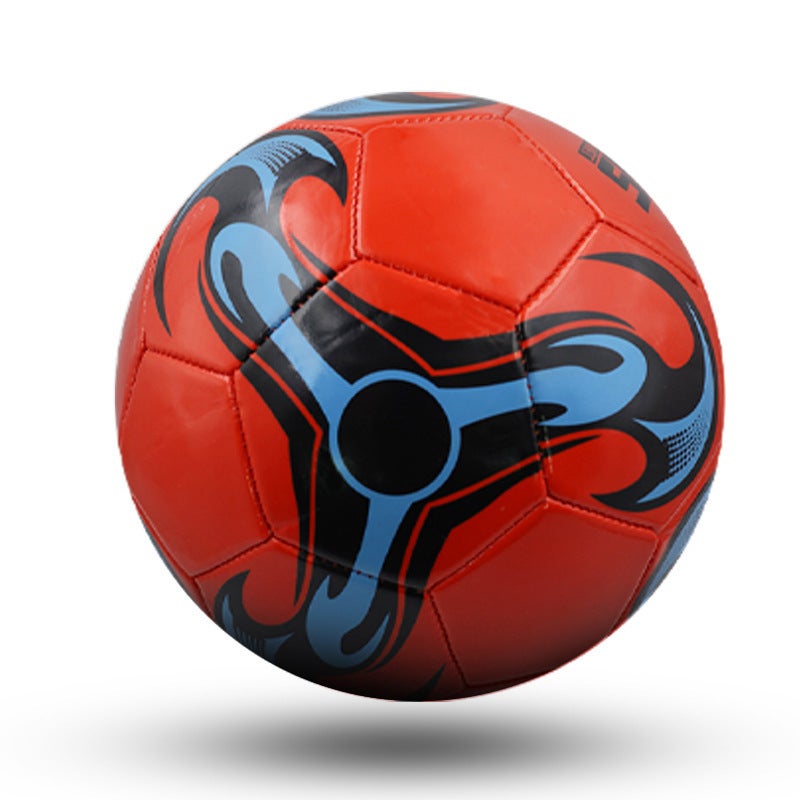 Generic Size 5 Adult 4 Youth 3 Kids PVC Soccer Ball Fengyun Red
