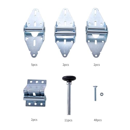 HOME MASTER HARDWARE Garage Door Hinge & Roller Tune Up Kit，Garage Door Hardware Kit for 8 x 7 Door - Image 2