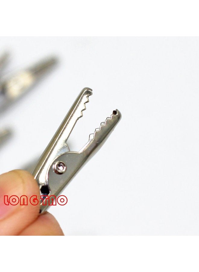 LONG TAO 50Set Metal Wire Alligator Clamp Long-tailed Alligator Metal Clip Clasp for DIY Card Photo Memo Clip Holder 6inch (150mm) - Image 3