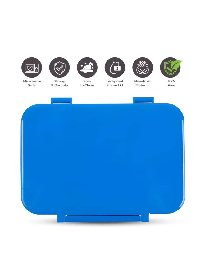 Cocobee Tritan Bento Lunch Box,4 Compartments- Blue - Image 3