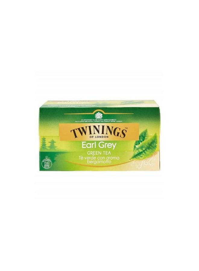 Twinings Green Tea & Earl Grey - 25 Tea Bags - Image 1