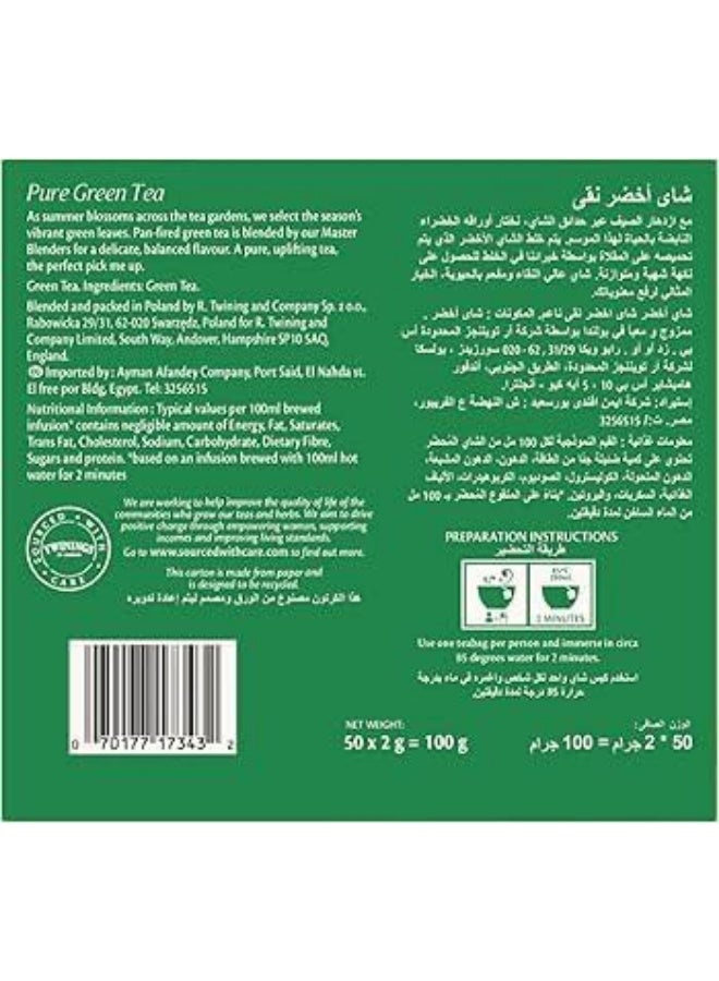 Twinings Green Tea & Earl Grey - 25 Tea Bags - Image 2