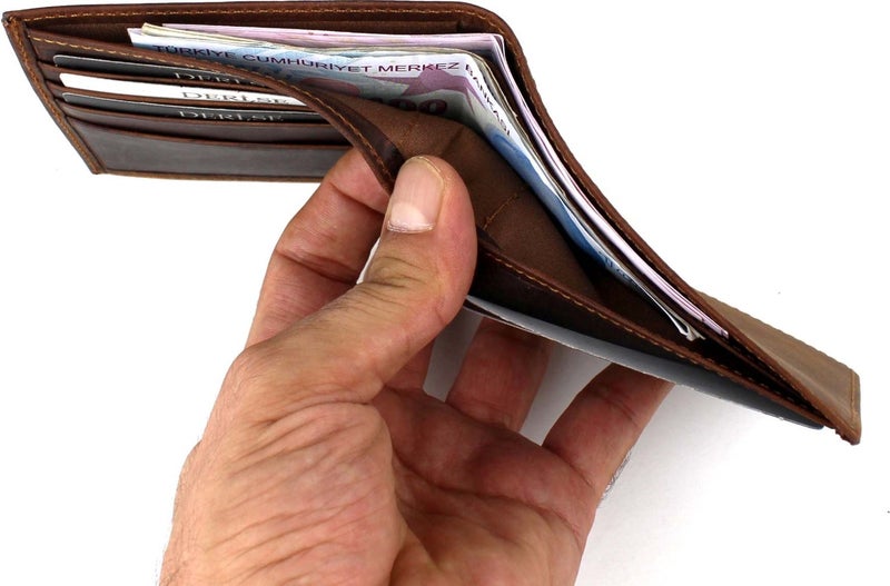 Men's Leather Card Holder Wallet