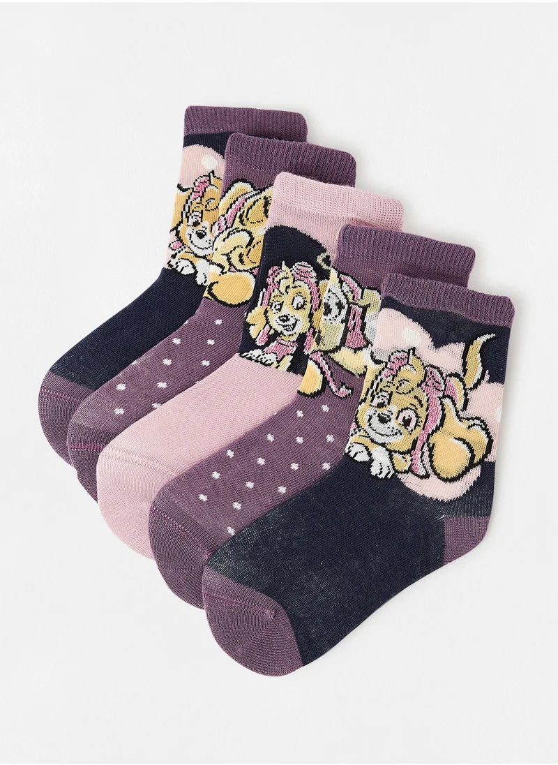 NAME IT Girls Printed Socks (Pack of 5)