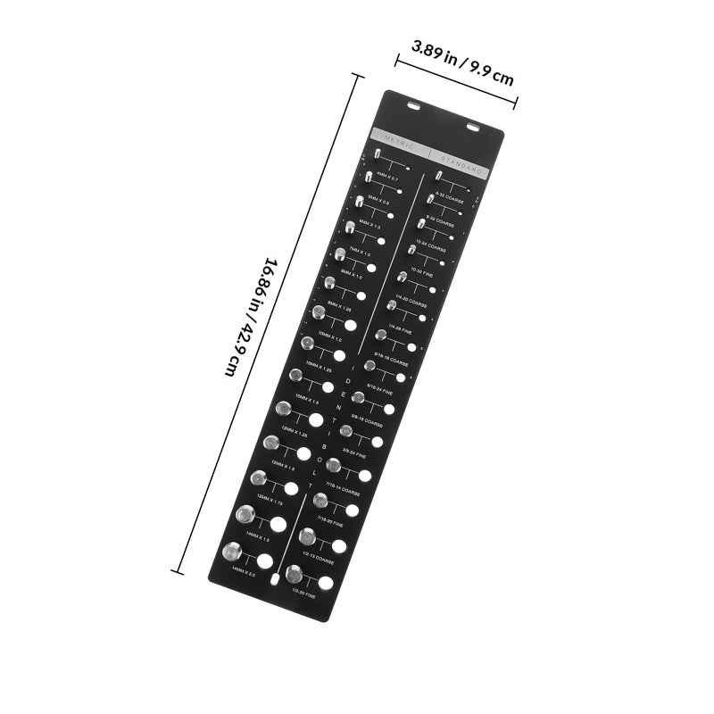 Thread Gauge Bolt And Nut Thread Checker Thread Size Checker Bolt Thread Identifier - Image 2