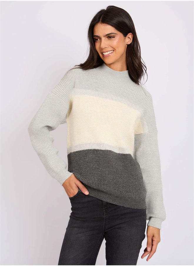 DALYDRESS - Women Regular Fit Pullover - Grey - Image 1
