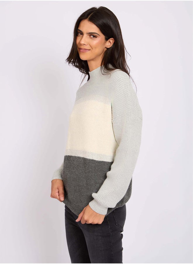 DALYDRESS - Women Regular Fit Pullover - Grey - Image 1