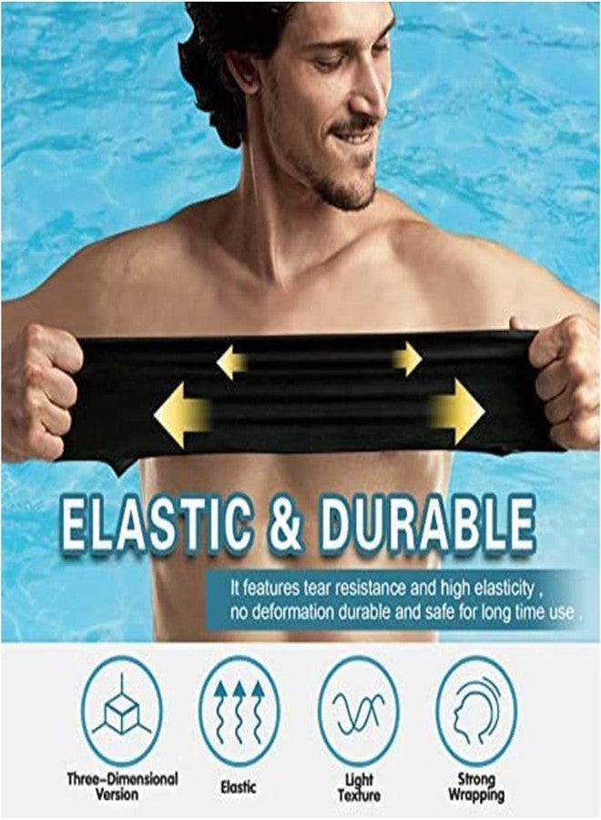 فينوم قبعة سباحة سيليكون من فينوم - مناسبة للشعر الطويل والقصير، قبعة سباحة مقاومة للماء، مريحة ومضادة للانزلاق، عالية المرونة (اللون: متعدد الألوان) (النمط: منقط) (الموديل: KK Konex) - Image 4