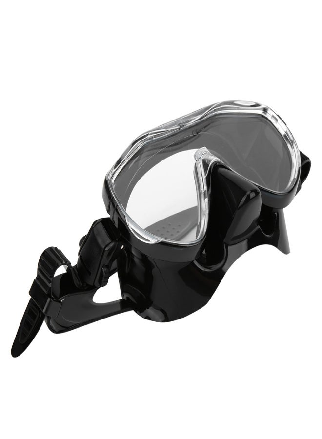 وايل نظارات غوص للبالغين، واقي للوجه، سيليكون، معدات غطس احترافية، MK-101 أسود - Image 4
