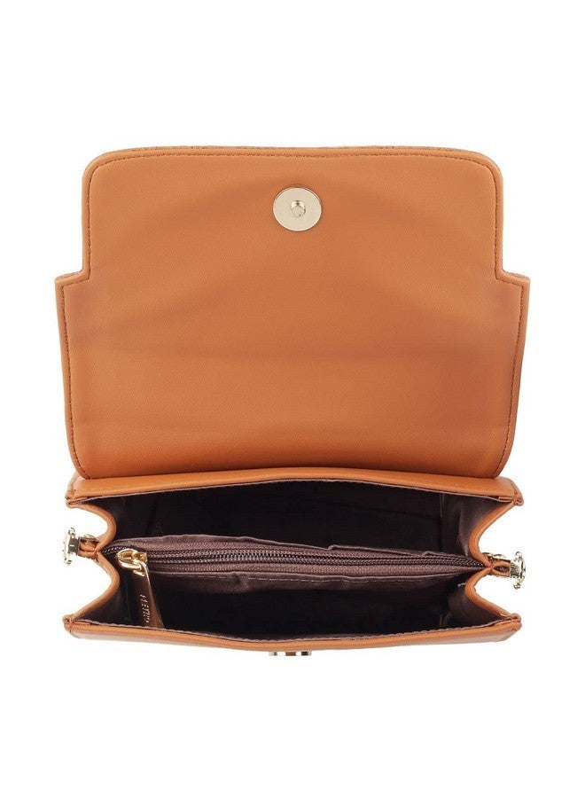 Metro Womens Suede Tan Flap Over Sling (One Size) - Image 2