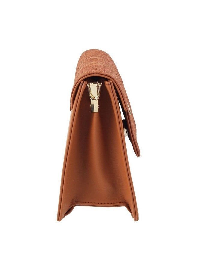 Metro Womens Suede Tan Flap Over Sling (One Size) - Image 4