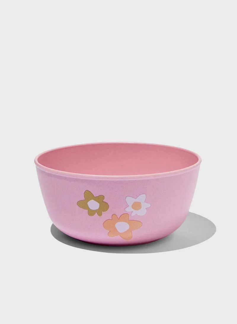 Cotton On Kids Wheatstraw Checkboard Bowl