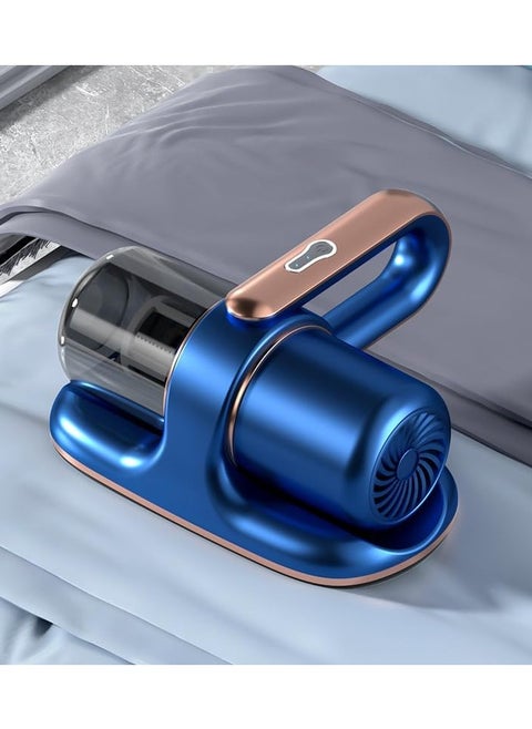Mite Removal Instrument,Wireless Bed Vacuum Cleaner, 13000pa Strong Suction and Low Noise, UV Light, Washable HEPA Filter for Deep Clean, Vacuum Effectively Clean Up Bed, Mattress