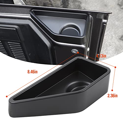 JeCar حامل تخزين خلفي لجهاز جيب JL من JeCar لباب صندوق السيارة - ملحقات داخلية لجهاز جيب رانجلر JL و Unlimited 2018-2024 - Image 3