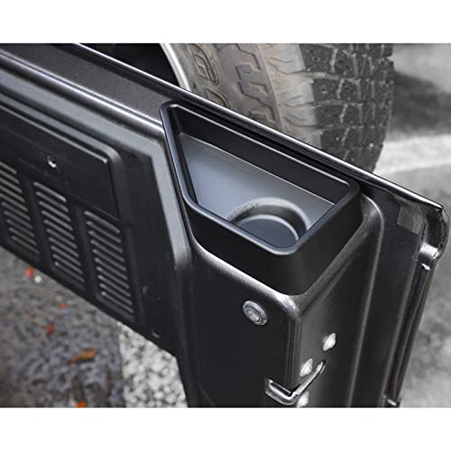 JeCar حامل تخزين خلفي لجهاز جيب JL من JeCar لباب صندوق السيارة - ملحقات داخلية لجهاز جيب رانجلر JL و Unlimited 2018-2024 - Image 5