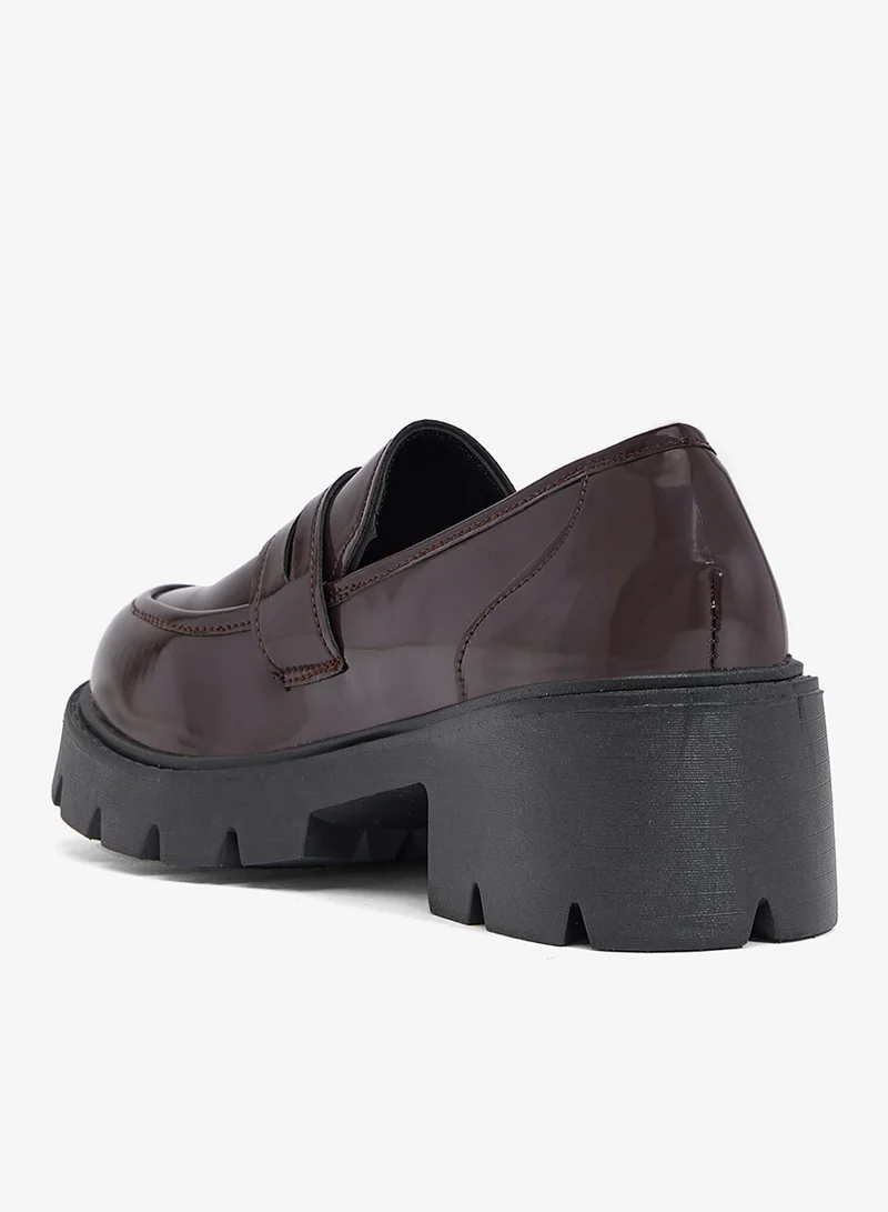 جينجر حذاء لوفرز بكعب عالي