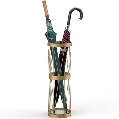 Mango Steam Pluvian Soakstone Umbrella Holder Tall Gold - Image 1