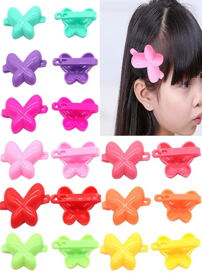 FZBNSRKO 100pcs Color Mini hair Clips,Children's Hairpin for Little Girls(butterfly's style) - Image 5