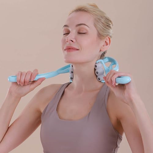 ZHENAN Neck Massage Roller – Magnetic Deep Tissue Muscle Relief with 6 Acupressure Ball Rollers – Handheld Portable Massage Stick for Back, Shoulder, Foot Pain Relief - Image 5