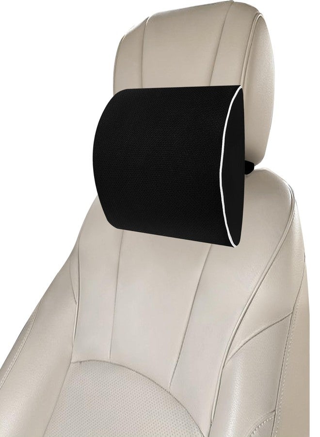 GREELI Car Neck Rest Pillow for Head Rest Super Soft Fiber Neck Support for Car Seat, Office Chair, Car Pillows and Cushions for Head & Neck Support in Travel (SEMI-Circular CAR Pillow) - Image 1