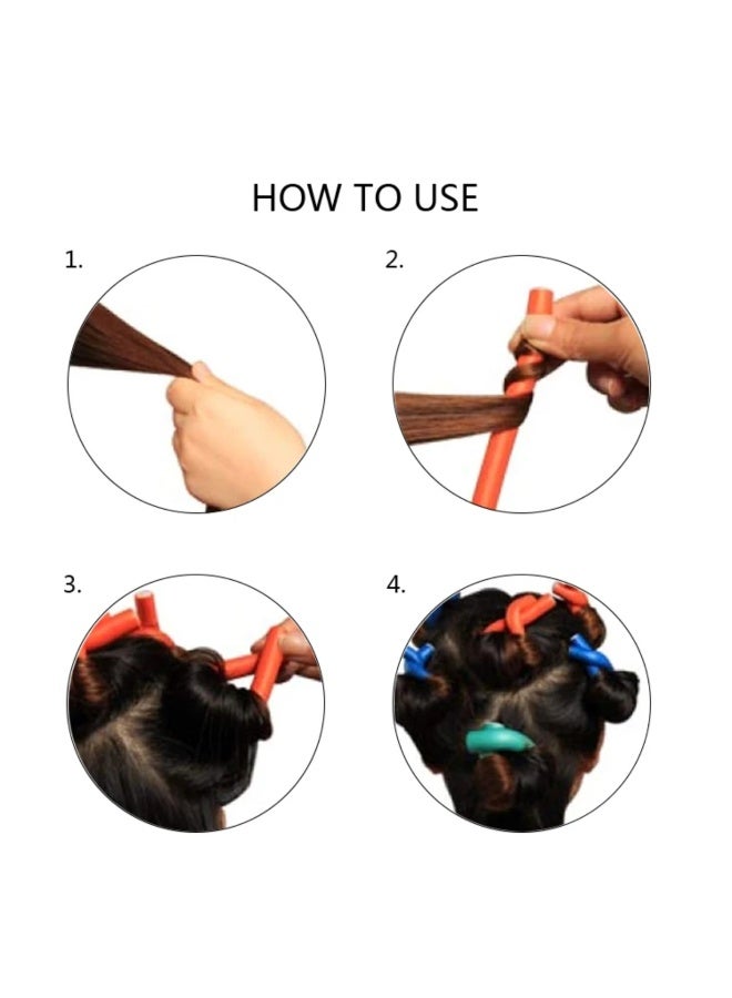 Flexible Foam Hair Rollers Set (10 Pieces) - Image 2