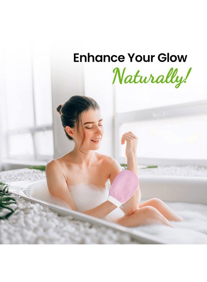 MIRARIYA Exfoliating Gloves (Pack of -3, Multi) for Body Cleansing and Scrubbing, Bath Gloves Tan Removal - made of Natural Fibre, Gentle on the Skin, Sustainable, Unisex Easy to Use - Image 5