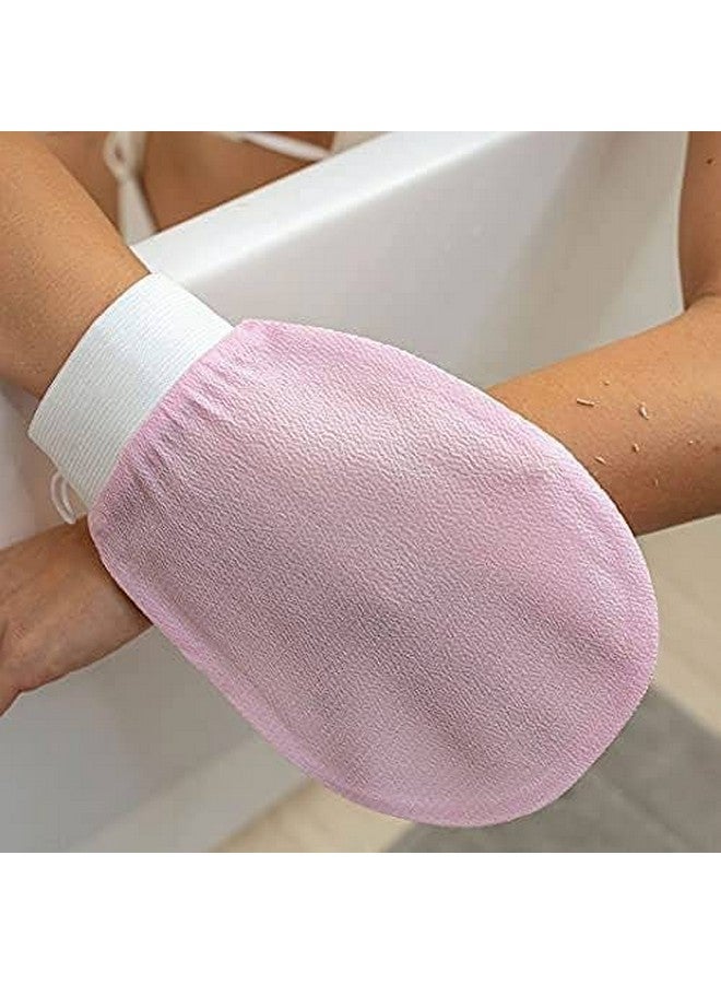 MIRARIYA Exfoliating Gloves (Pack of -3, Multi) for Body Cleansing and Scrubbing, Bath Gloves Tan Removal - made of Natural Fibre, Gentle on the Skin, Sustainable, Unisex Easy to Use - Image 3