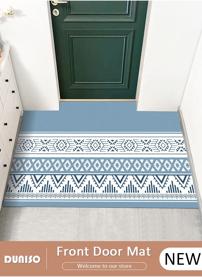 DUNISO - Diatom Mud Front Door Mat, 60 * 90 cm Non-slip Natural Rubber Door Mat, Mud Scraper Welcome Mat, Easy Care Resist Dirt Front Door Mat for Home Entrance, Garage and Garden Entrance Mat - Image 1