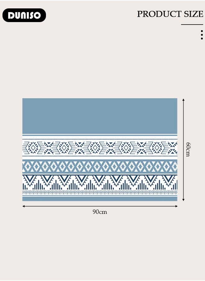 DUNISO - Diatom Mud Front Door Mat, 60 * 90 cm Non-slip Natural Rubber Door Mat, Mud Scraper Welcome Mat, Easy Care Resist Dirt Front Door Mat for Home Entrance, Garage and Garden Entrance Mat - Image 1