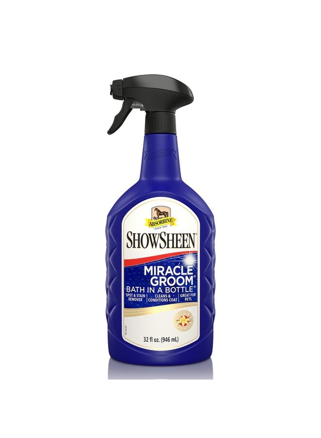 Absorbine Showsheen Miracle Groom Waterless Shampoo, 5In1 Formula For Coat, Mane & Tail, 32Oz - Image 1
