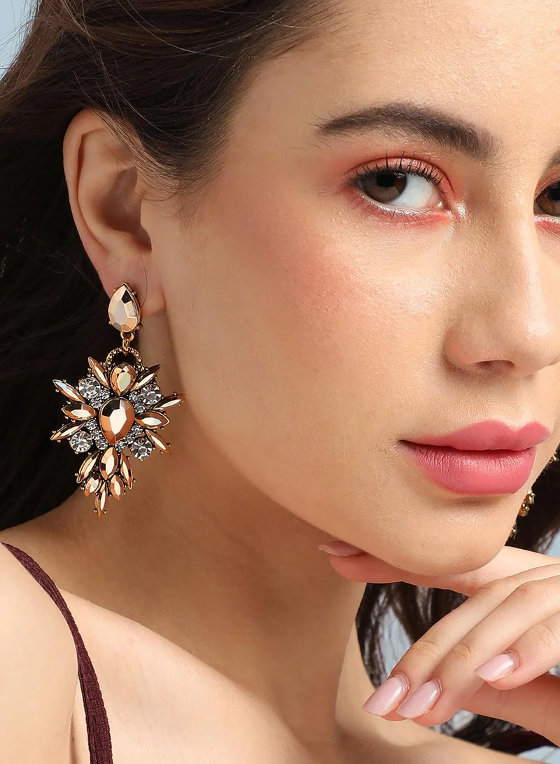 Sohi  Crystal Artificial Drop Earring Jewellery for Women | Best Price UAE