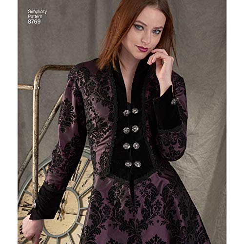 Simplicity نمط خياطة معطف كوسبلاي و مهرجان العصور الوسطى للنساء من سيمبليسيتي 8769، الأحجام 6-14 - Image 3