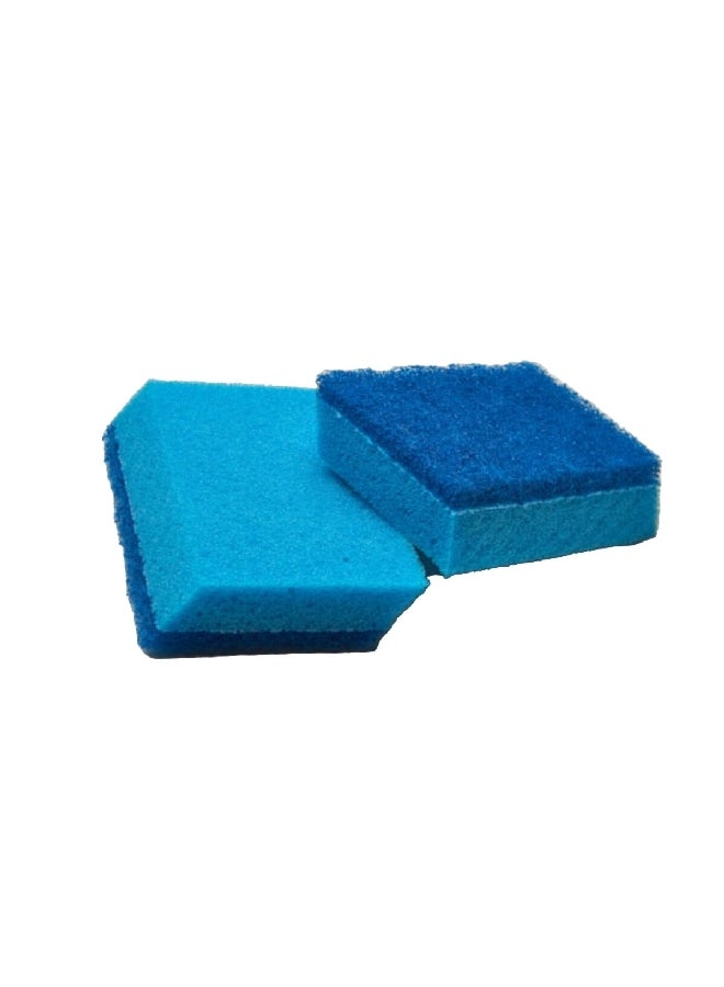 Brillo 3-Pack Estracell More Sanitary No Scratch Scrub Sponge Set Blue 4.5 x 2.75 x 1 Inch 1005716 - Image 1